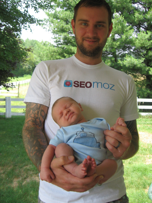 Waylon in his MozBot Onesie Waylon in his MozBot Onesie